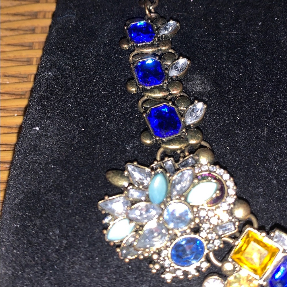 Natasha couture Crystal Statement Necklace with extender - Picture 6 of 8